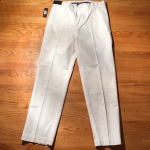 White Polo chino pants